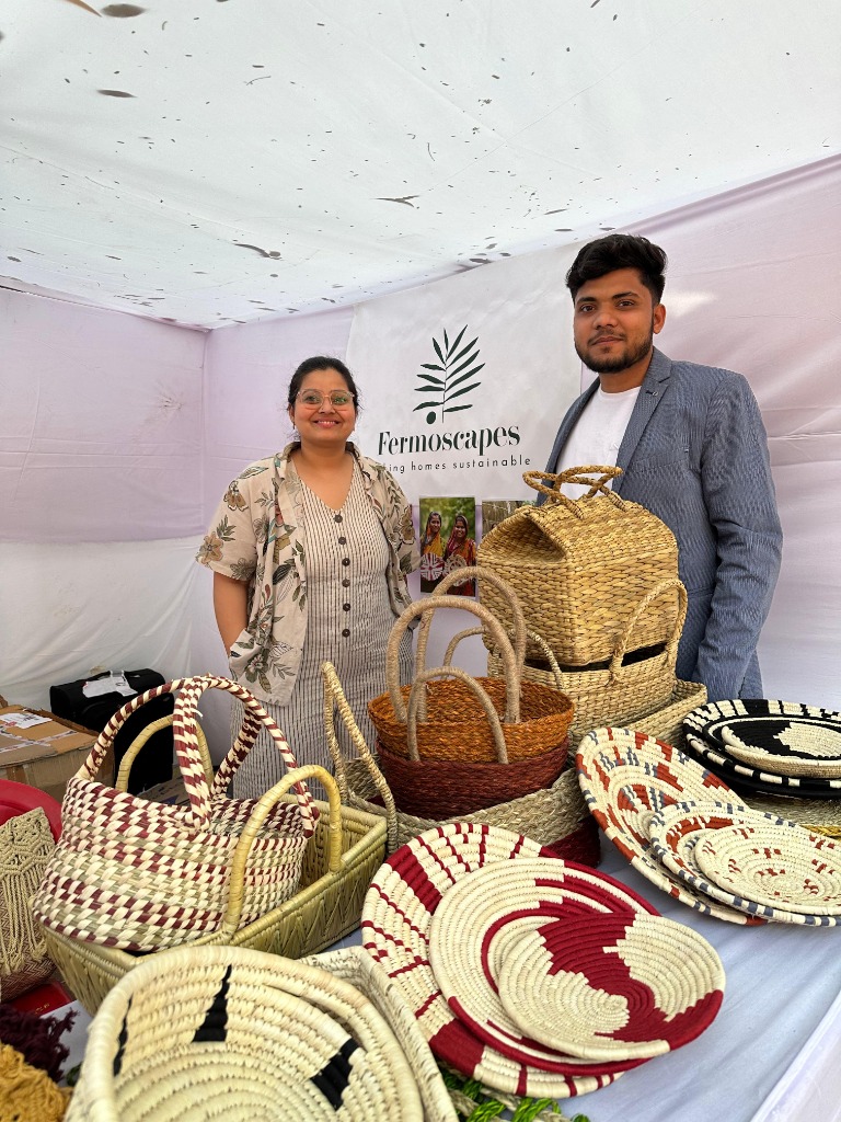 Fermoscapes handcrafted sustainable jute baskets by women artisans on Momskart